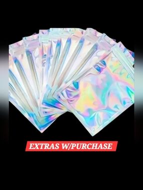 20ct. 4x6 Holographic Durable Gift Bags/Ziplock Storage Bags ✨️PRICE FIRM✨️